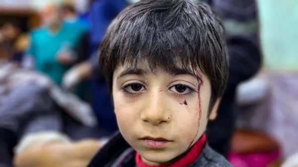 Syrian child earthquake